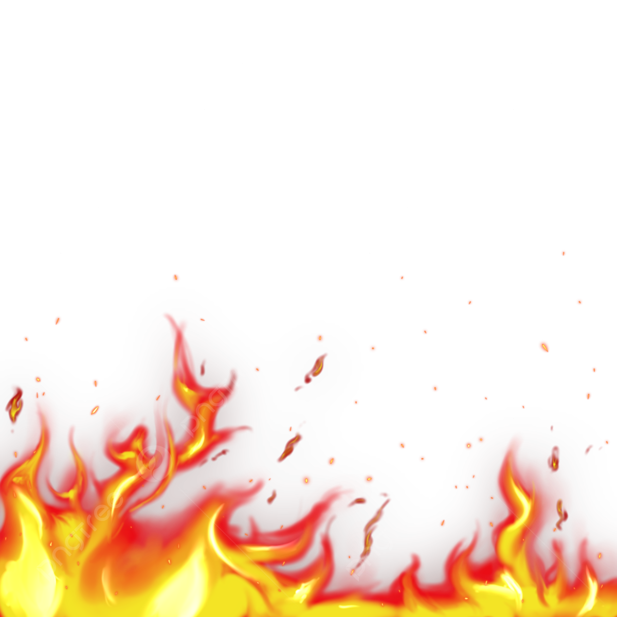 Fire Particles PNG Picture