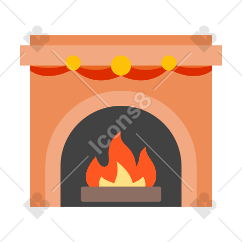 Fireplace PNG Photo