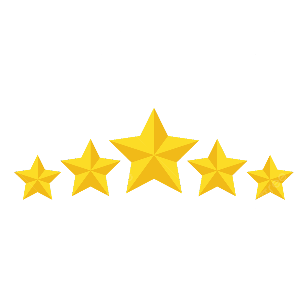 Five Star PNG Cutout