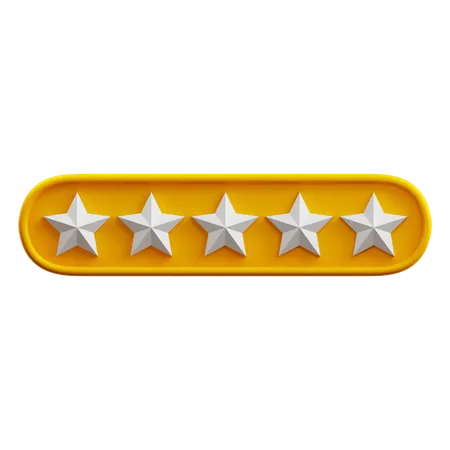 Five Star PNG Image