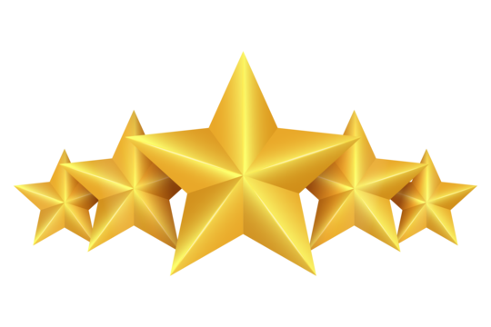 Five Star PNG Images