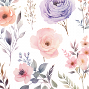 Floral Design PNG Background