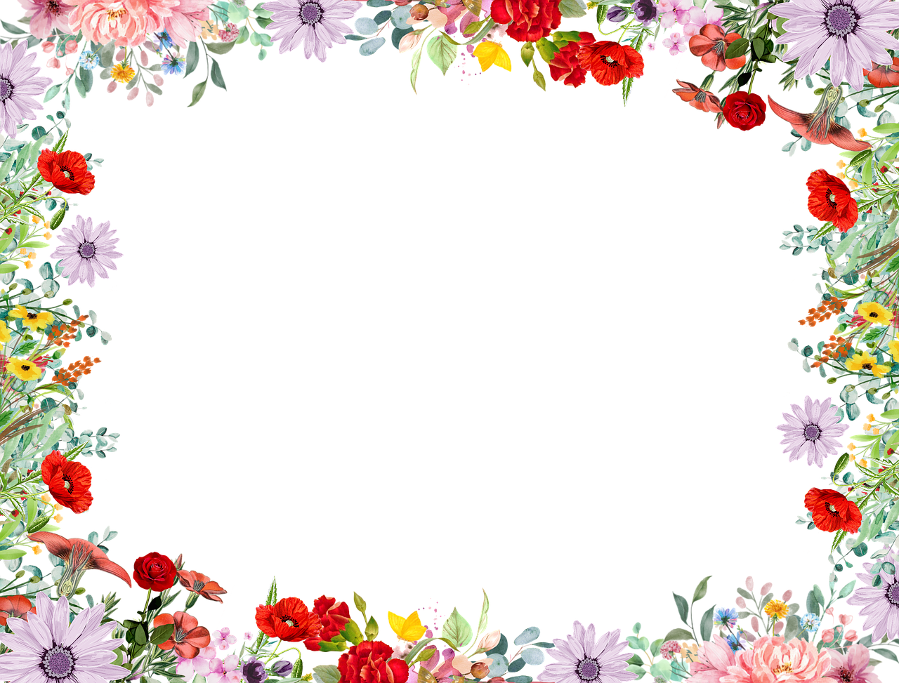 Floral Design PNG Cutout