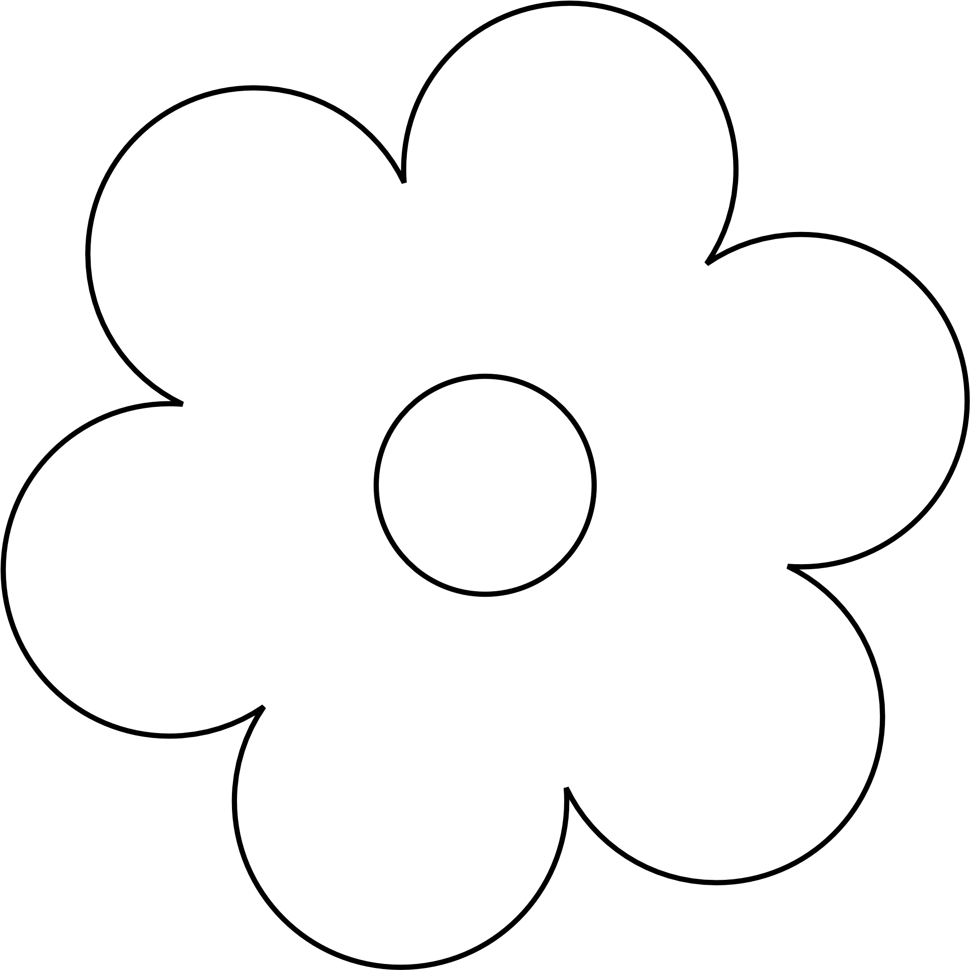 Flower Black And White PNG Free Image