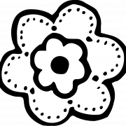 Flower Black And White PNG Images HD