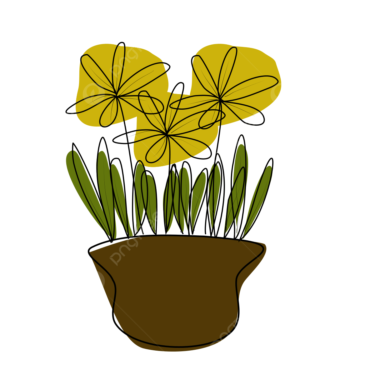 Flower Pot PNG Pic