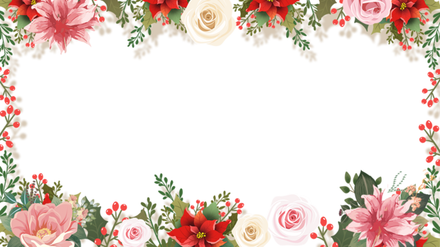 Flowers Border PNG Images