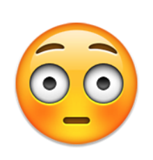 Flushed Emoji PNG Image File