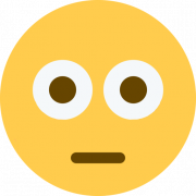 Flushed Emoji PNG Image HD