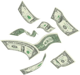 Flying Money PNG Image