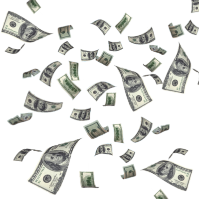 Flying Money PNG Images