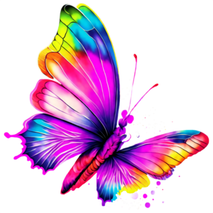 Flying Purple Butterfly PNG Clipart