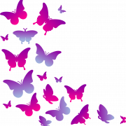 Flying Purple Butterfly PNG Images HD