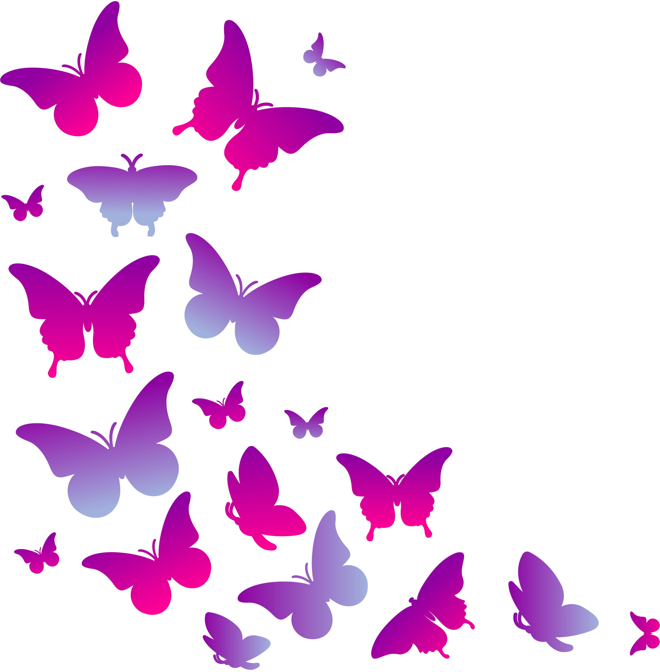 Flying Purple Butterfly PNG Images HD