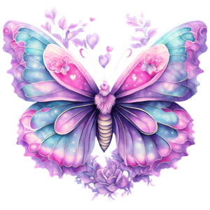 Flying Purple Butterfly PNG Photos