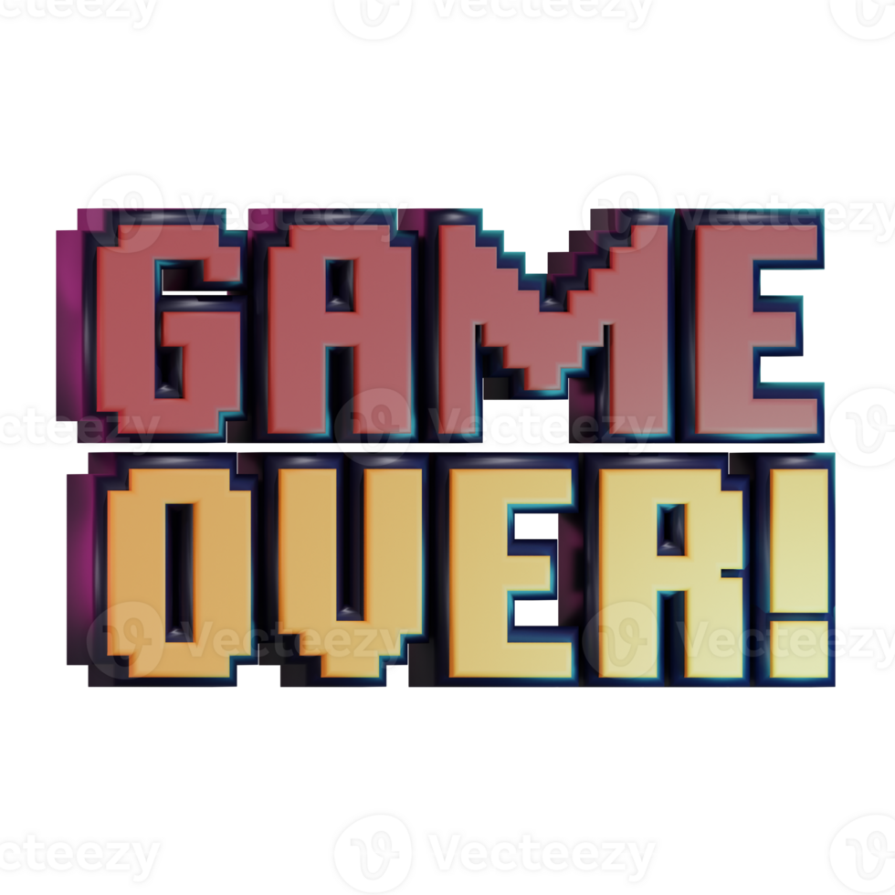 Game Over PNG Photos