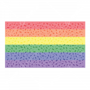 Gay Flag PNG Cutout