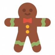 Gingerbread Man Background PNG