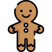 Gingerbread Man PNG Background