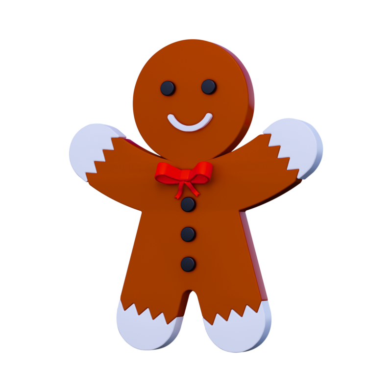 Gingerbread Man PNG Clipart