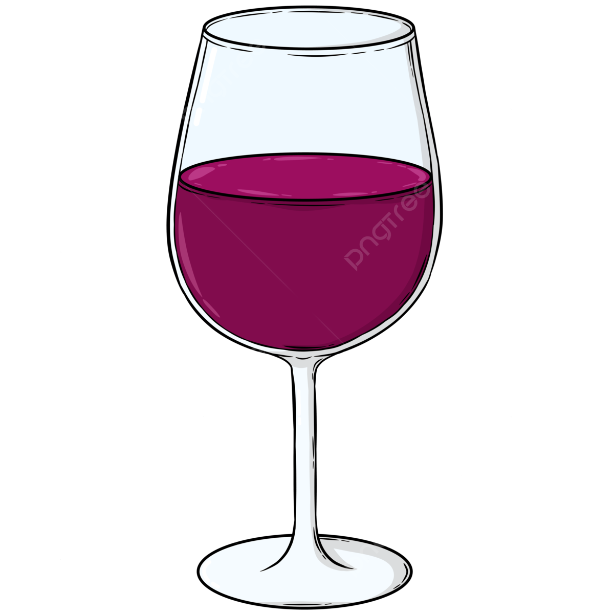 Glass Of Wine PNG Image