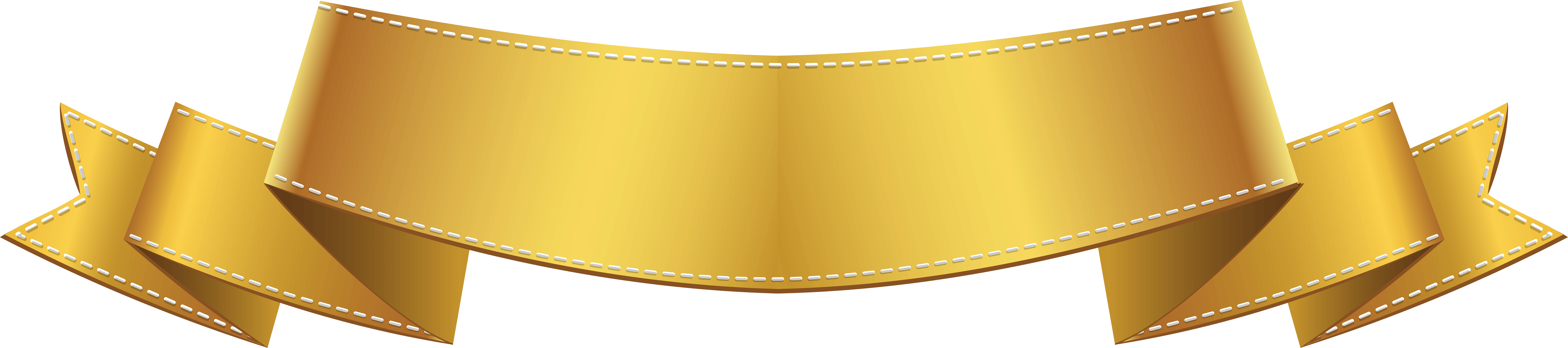 Gold Banner PNG Image HD