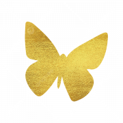 Gold Butterfly PNG Images