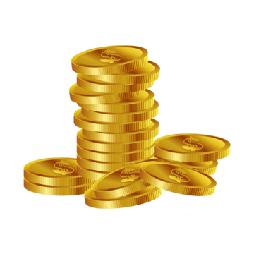 Gold Coins PNG Images
