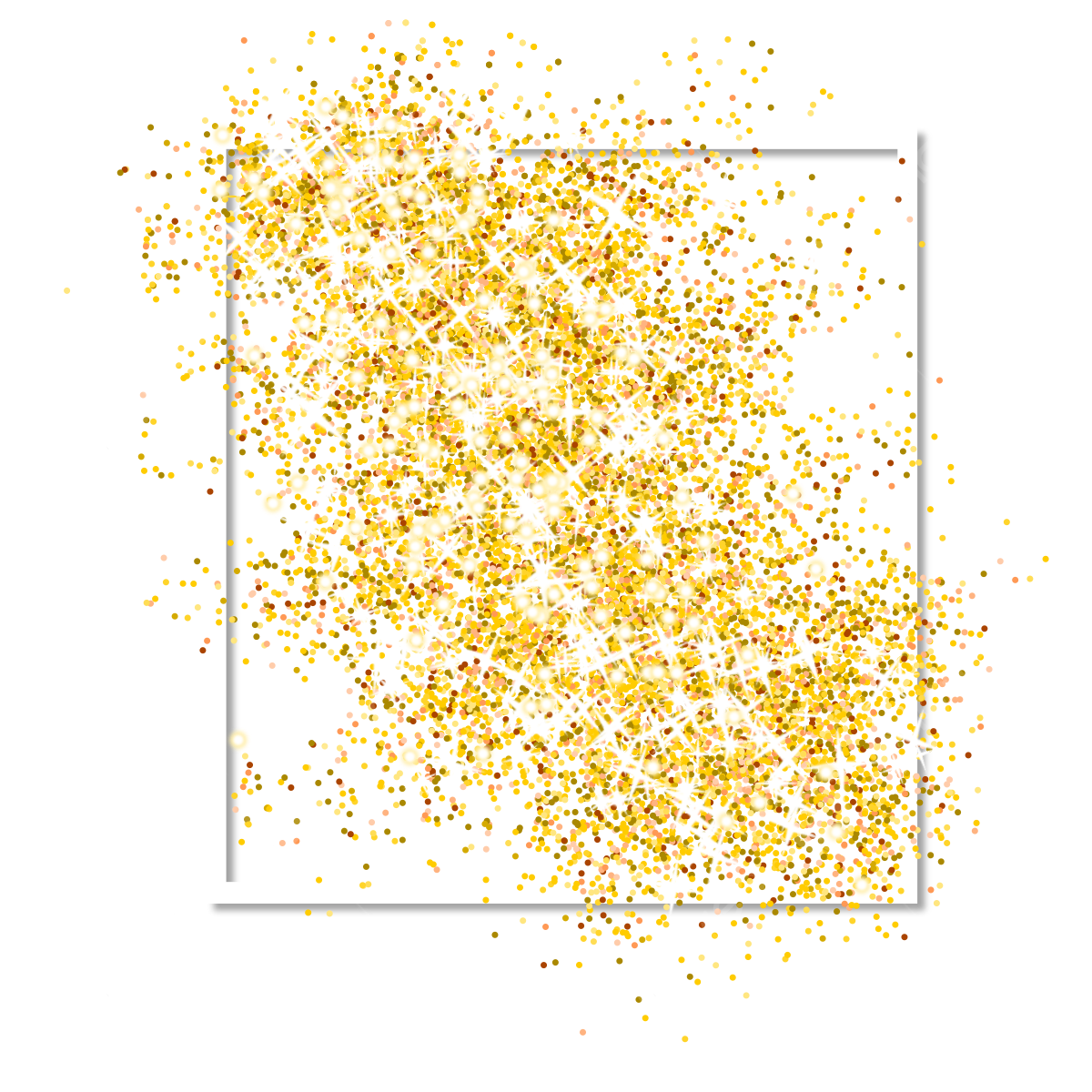 Gold Dust PNG Cutout
