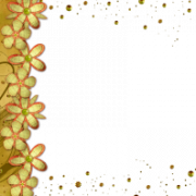 Gold Flower PNG Photos