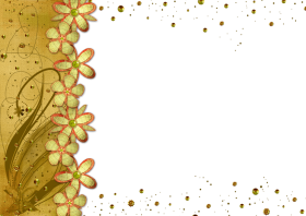 Gold Flower PNG Photos