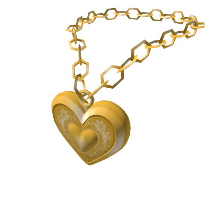 Gold Heart PNG Photo