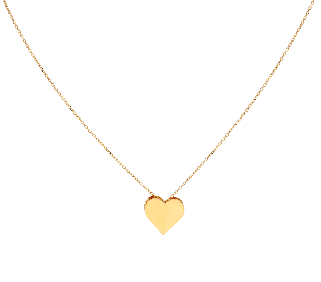 Gold Heart PNG Pic