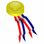 Gold Medallion Background PNG