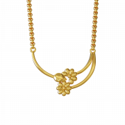 Gold Necklace No Background