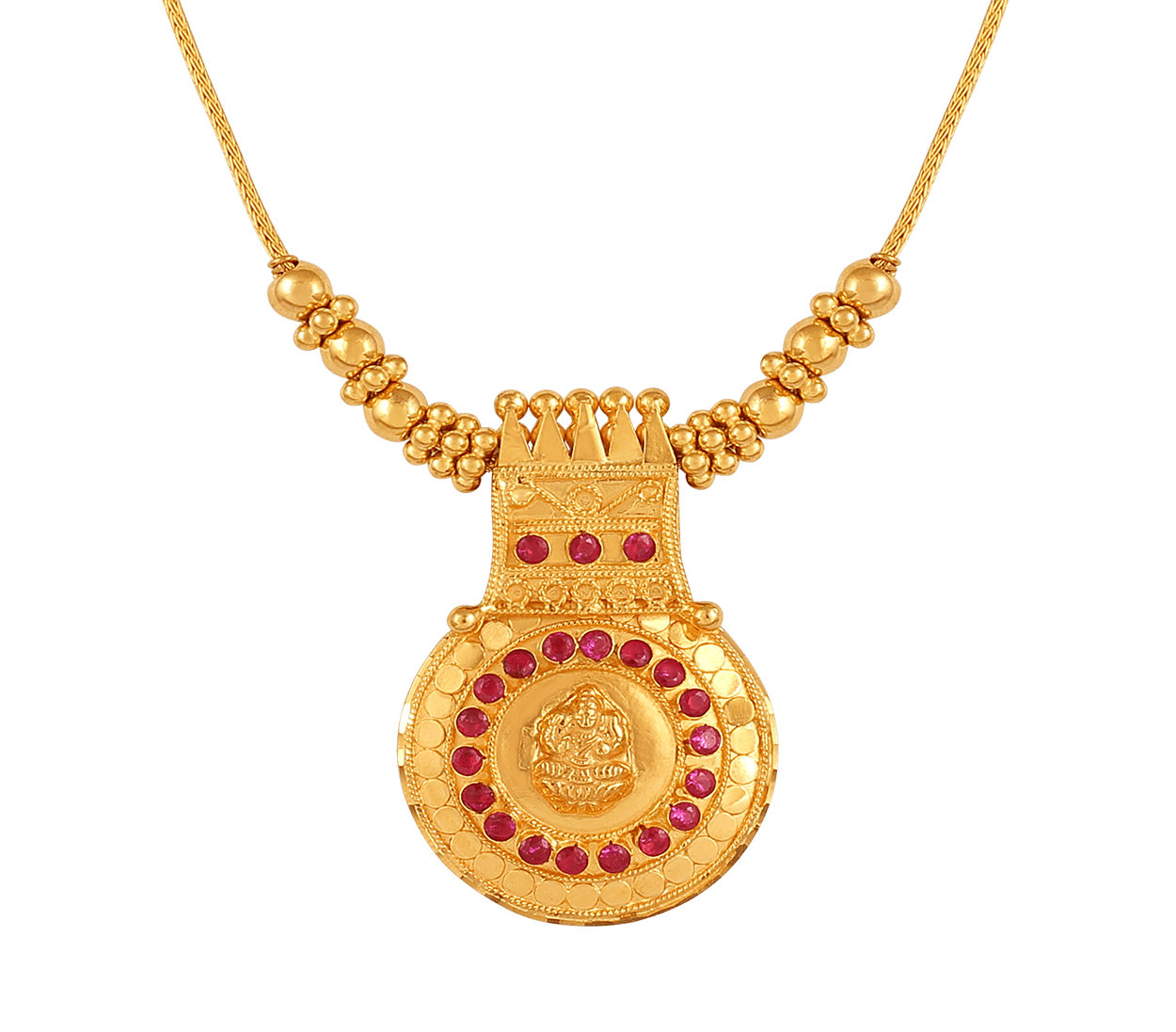 Gold Necklace PNG File