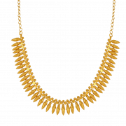 Gold Necklace Transparent