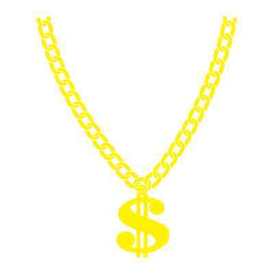 Golden Chain Background PNG