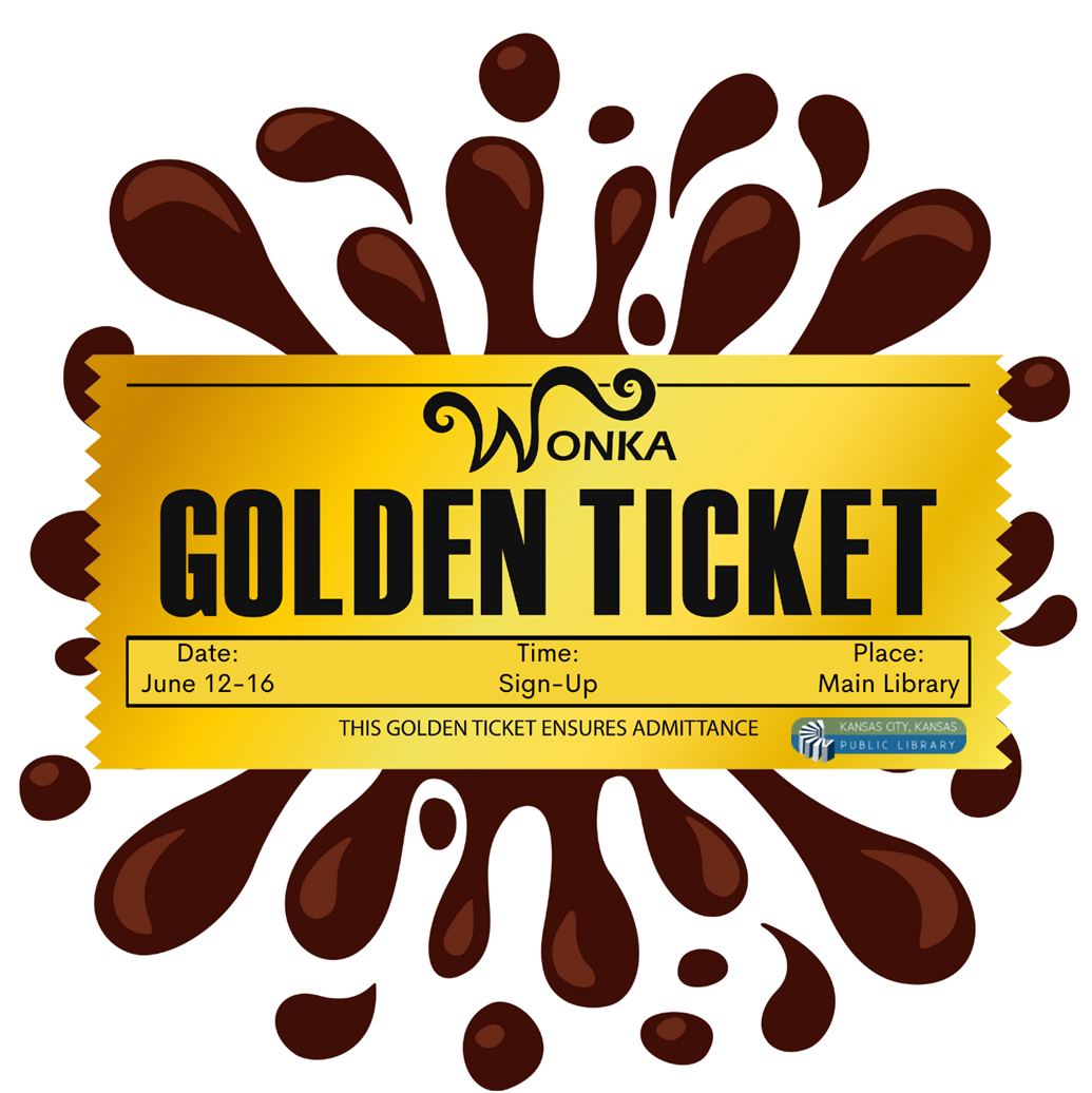 Golden Ticket Background PNG