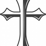 Gothic Cross Background PNG