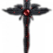 Gothic Cross PNG Free Image