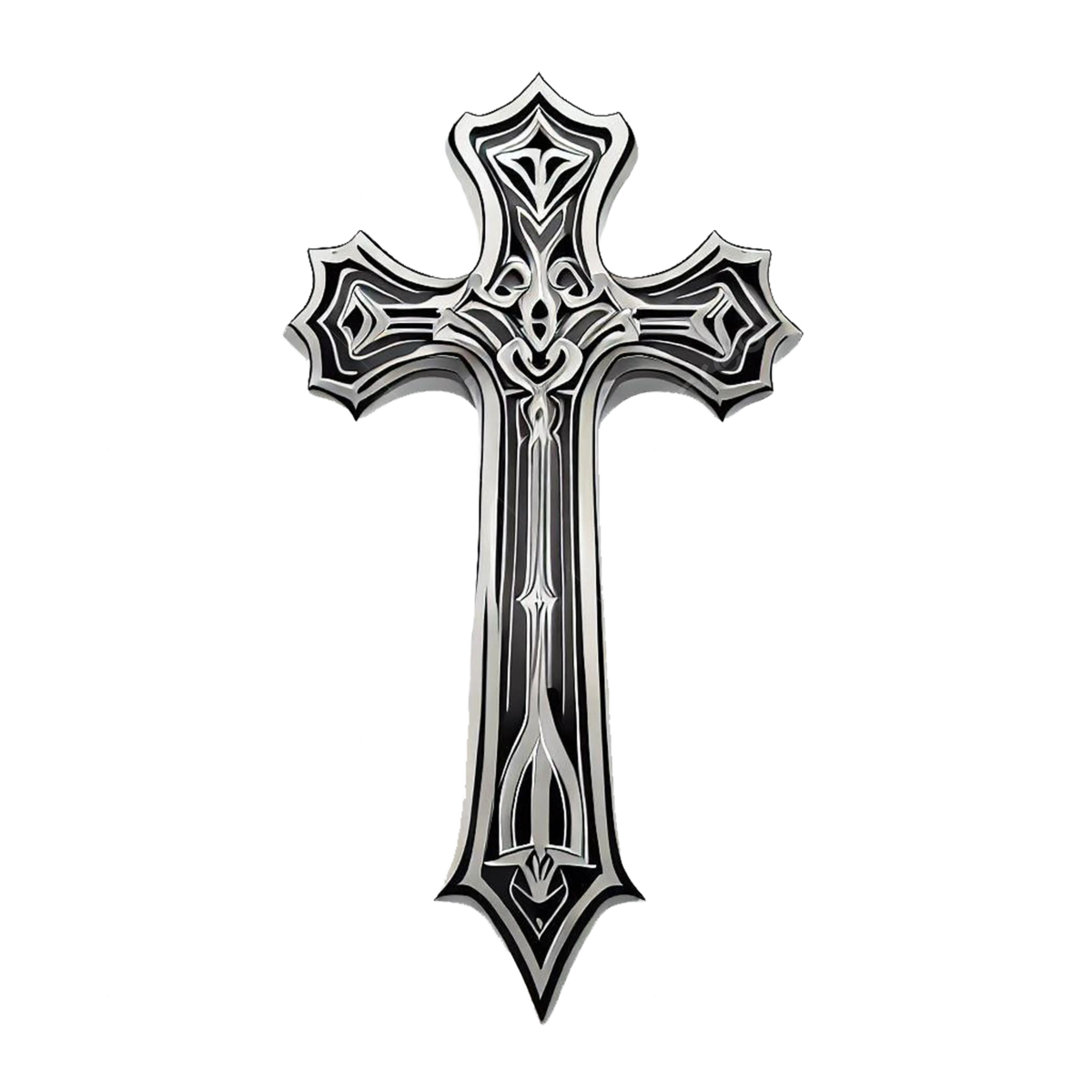 Gothic Cross PNG Image