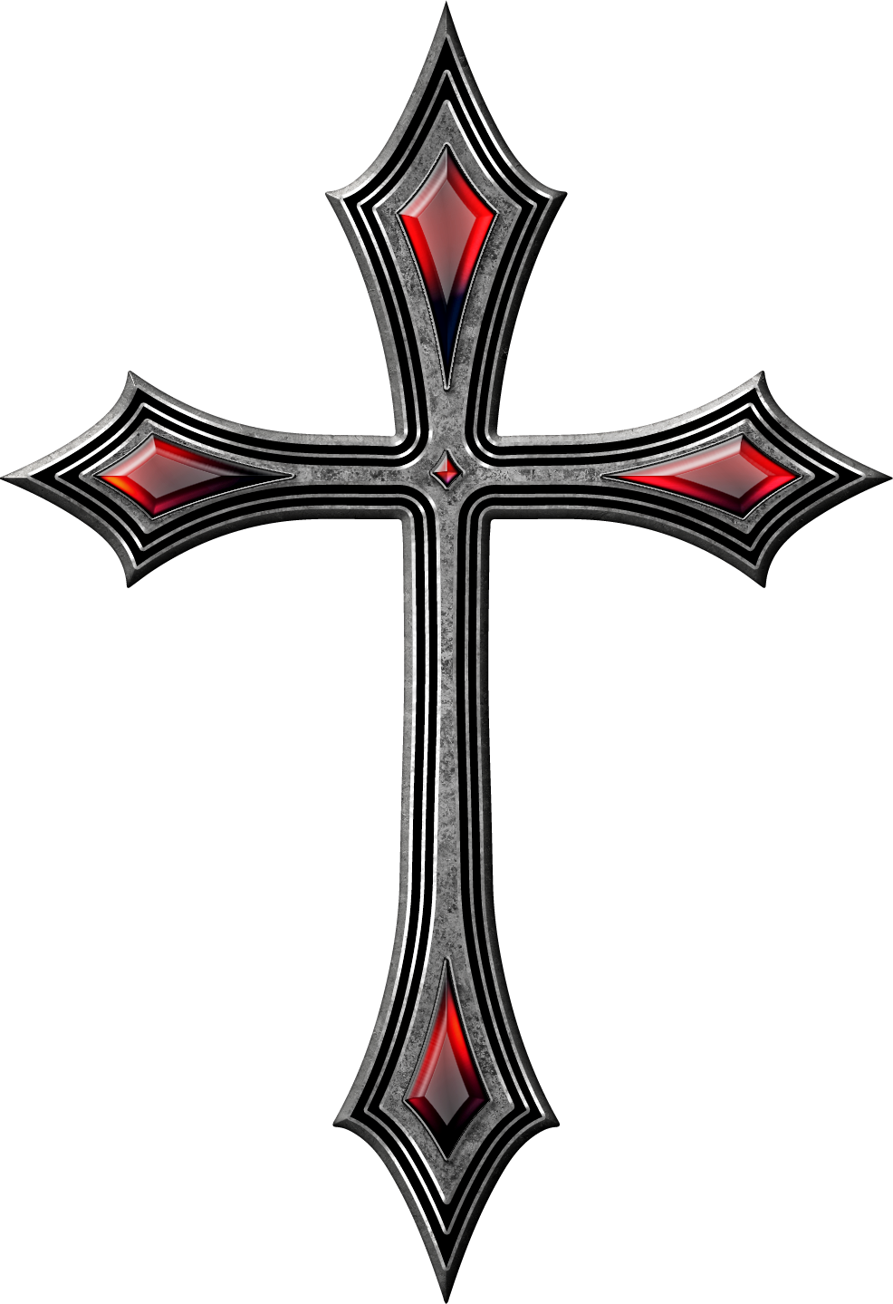 Gothic Cross PNG Picture
