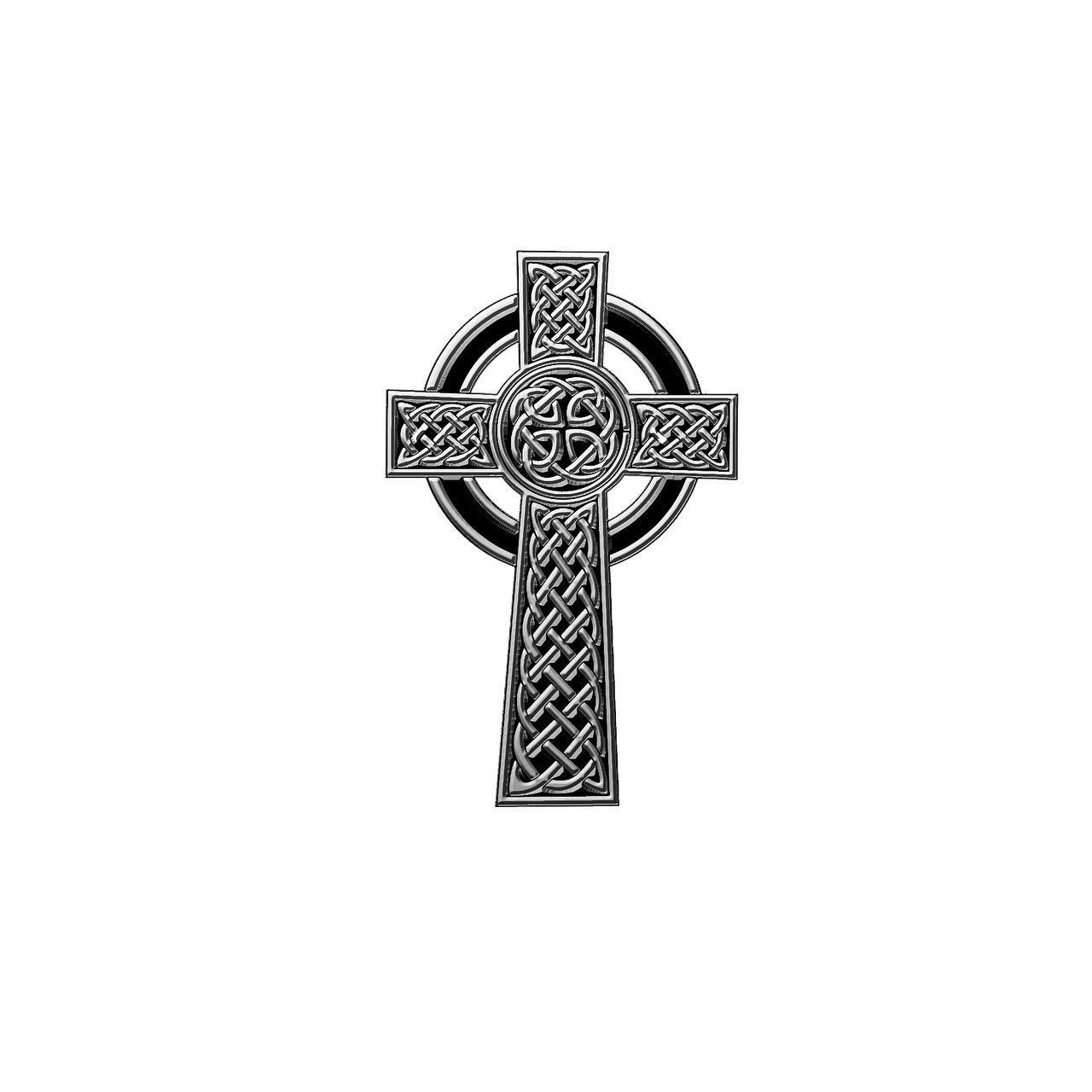Gothic Cross Transparent