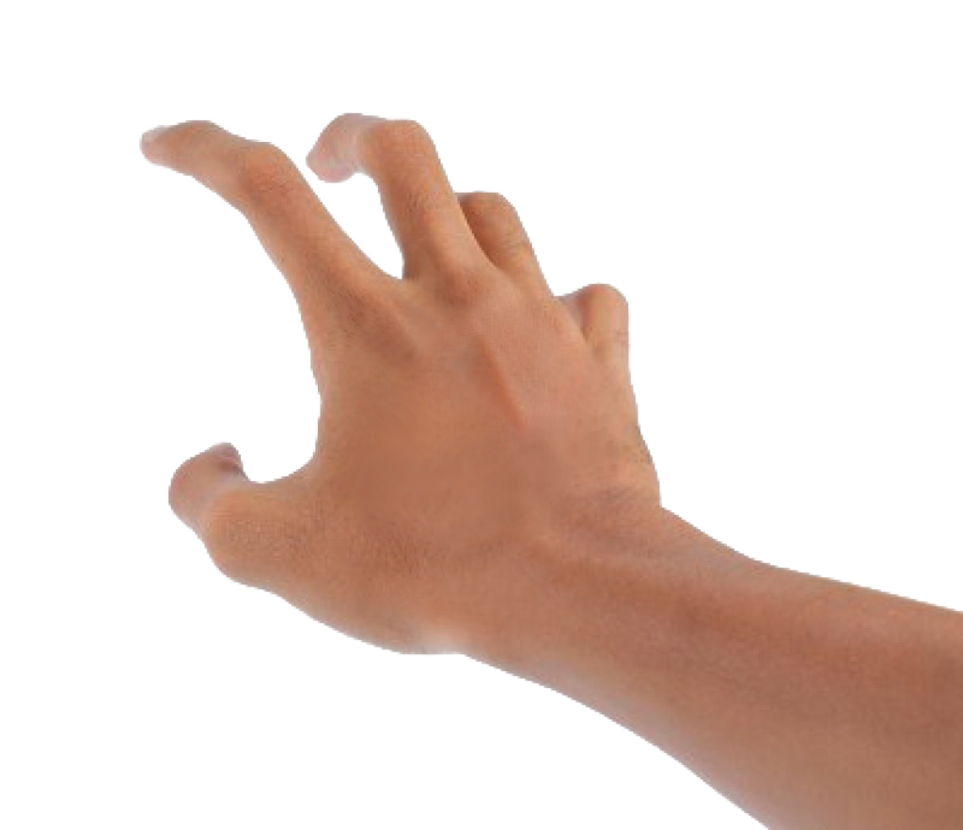 Grabbing Hand Background PNG