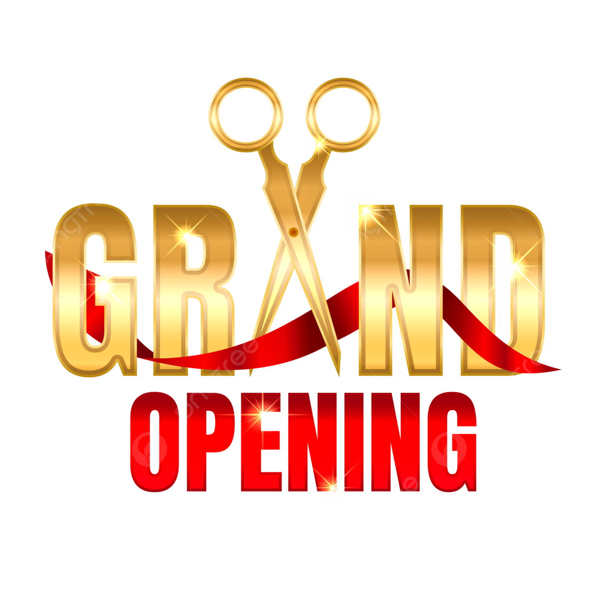 Grand Opening Background PNG