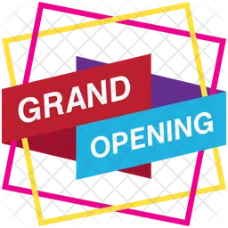 Grand Opening PNG Cutout