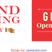 Grand Opening PNG File