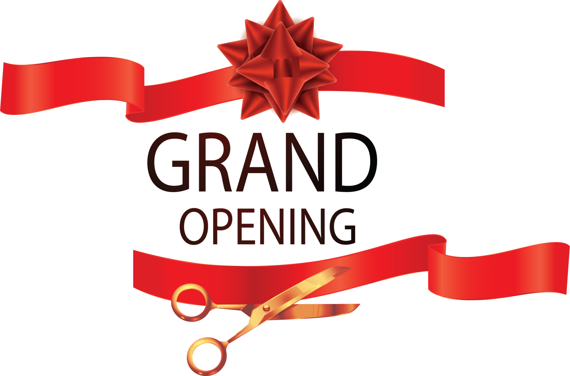 Grand Opening PNG Free Image