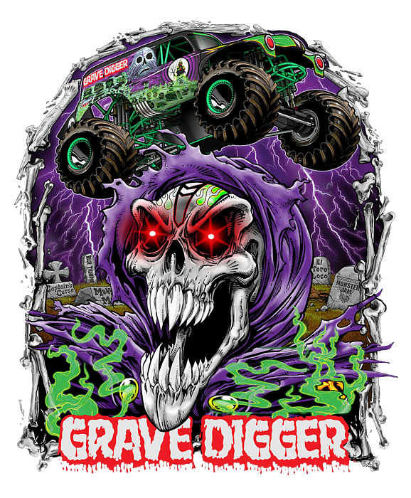 Grave Digger Transparent